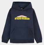 Felpa Con Cappuccio Bambino Tg. 122/128. My Hero Academia: Izuku Midoriya Kangaroo Pocket Blue