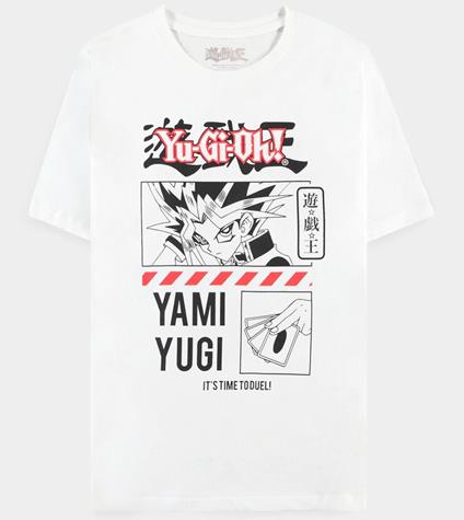 T-Shirt Unisex Tg. L. Yu-Gi-Oh!: Yami Yugi White