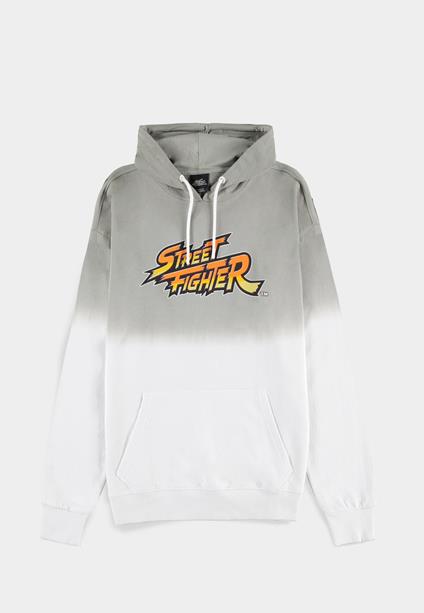 Street Fighter - Men'S Logo Hoodie - Xl Hooded Sweatshirts M Grey