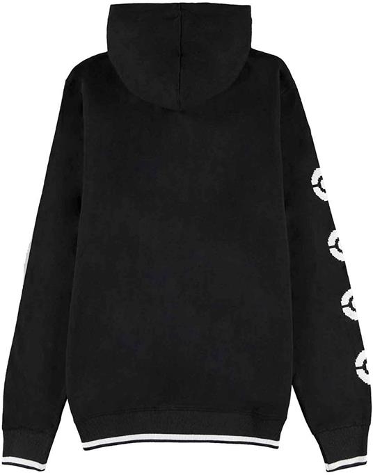 Felpa Con Cappuccio Unisex Tg. M. Pokemon: Charmander Zipper Black - 5