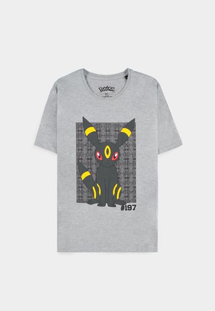 T-Shirt Unisex Tg. M. Pokemon: Umbreon Grey