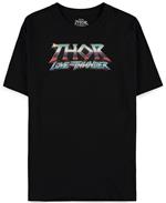 Marvel: Thor Men'S Short Sleeved Regular Fit Black (T-Shirt Unisex Tg. XL)