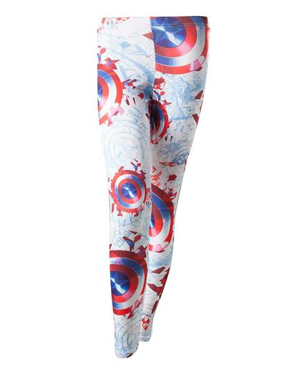 Leggings Captain America. Sublimation Printed