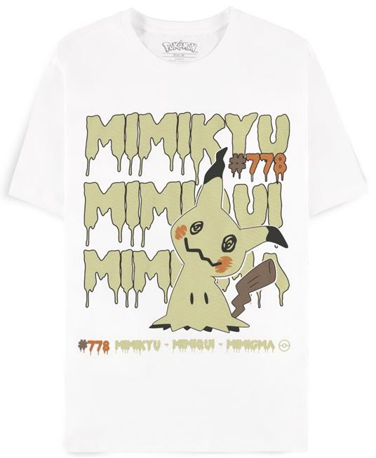 Pokemon: Mimikyu White (T-Shirt Donna Tg. XL)