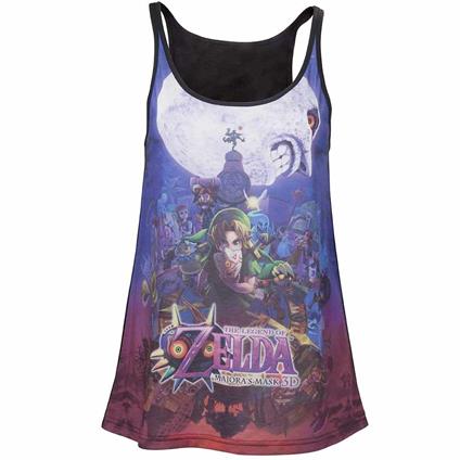 Maglia donna Nintendo. Zelda Majora's Mask Ladies Tank Top