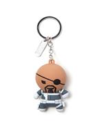 Portachiavi Marvel. Nick Fury Kawaii Rubber 3D Black
