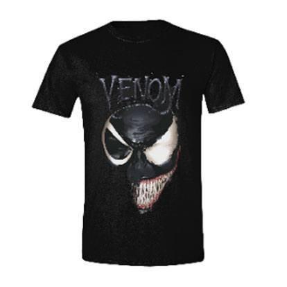 T-Shirt Unisex Tg. M Venom. Venom 2 Faced Black