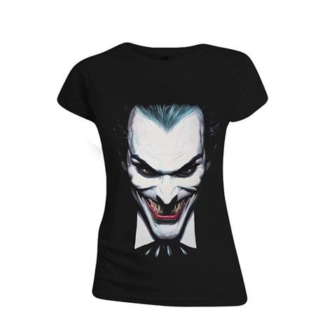 T-Shirt Donna Tg. S Batman - Alex Ross Joker Black