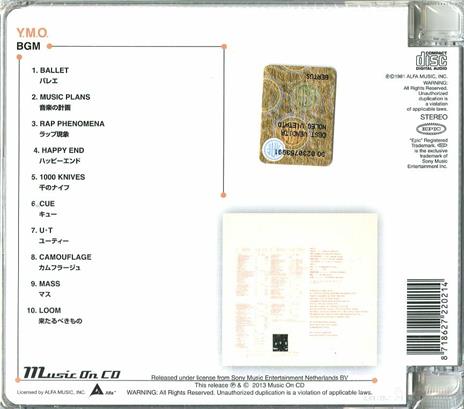Bgm - CD Audio di Yellow Magic Orchestra - 2