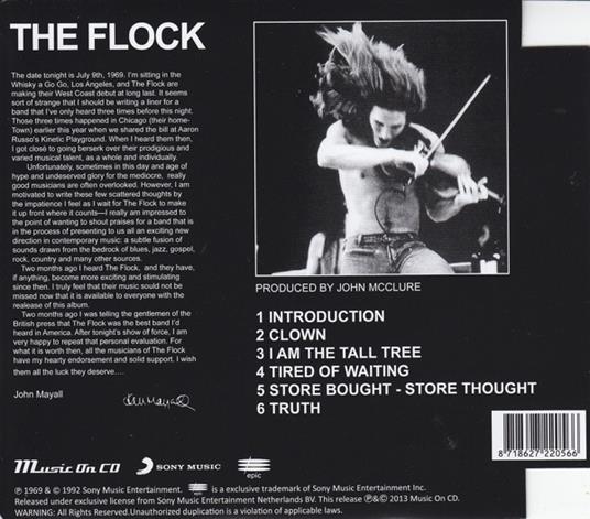 Flock - CD Audio di Flock - 2