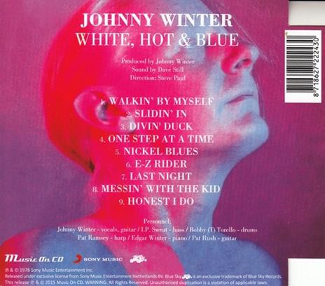 White, Hot & Blue - CD Audio di Johnny Winter - 2