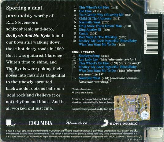 Dr. Byrds and Mr. Hyde - CD Audio di Byrds - 2