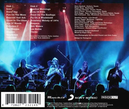 Live Rails - CD Audio di Steve Hackett - 2