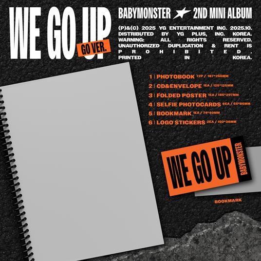 We Go Up (Go Version) - CD Audio di Babymonster