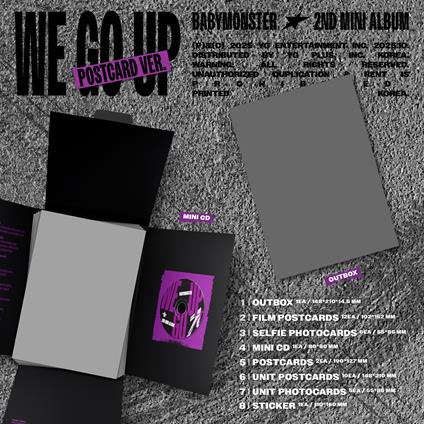 We Go Up (Postcard Version) - CD Audio di Babymonster