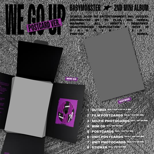 We Go Up (Postcard Version) - CD Audio di Babymonster