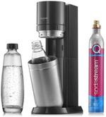 SodaStream 1016812411 Gasatore Duo con Bottiglia di Vetro Nero Acciaio Inossidabile