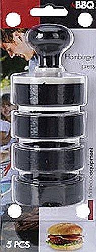 Set Stampo Per Hamburger 5 Dischi Sagomati Accessori Casa Cucina Bbq - 2