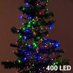 Luci Di Natale 400 Led Multicolor 8 Giochi Di Luce Esterno Albero Interno