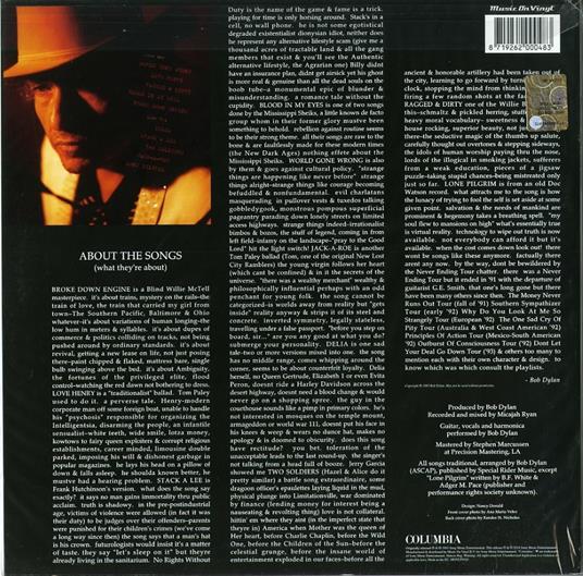 World Gone Wrong (180 gr.) - Vinile LP di Bob Dylan - 2