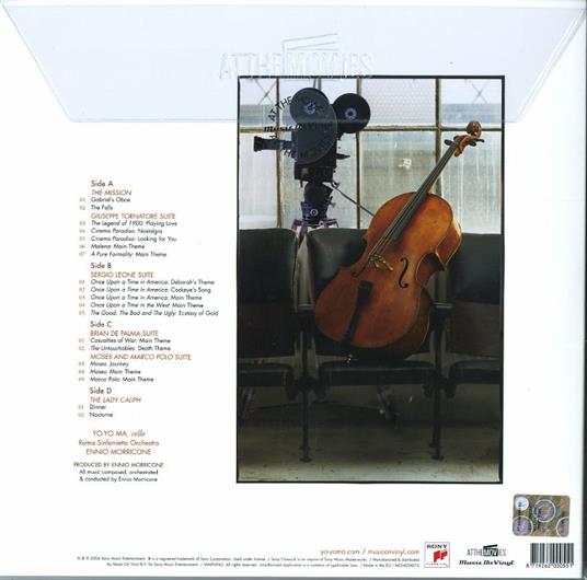 Plays Ennio Morricone (180 gr. + Gatefold Sleeve + Mp3 Download) - Vinile LP di Yo-Yo Ma - 2