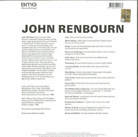 John Renbourn (180 gr.) - Vinile LP di John Renbourn - 2