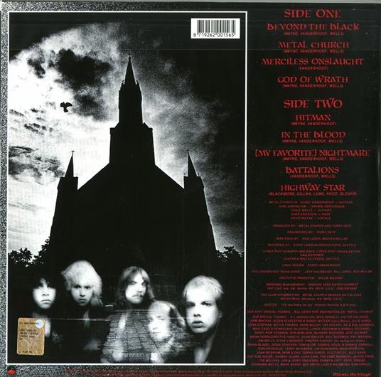 Metal Church (180 gr.) - Vinile LP di Metal Church - 2