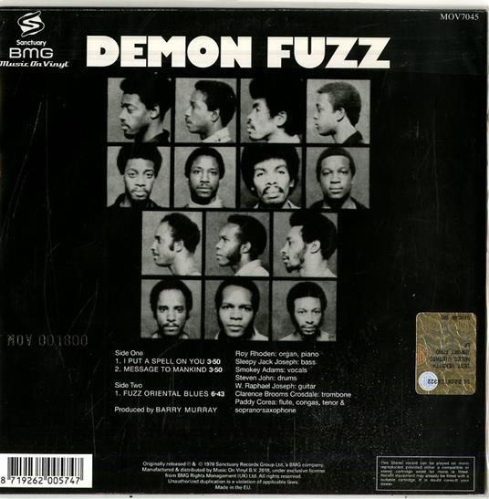 I Put a Spell on You - Message to Mamkind - Fuzz Oriental Blues (Coloured Vinyl) - Vinile 7'' di Demon Fuzz - 2