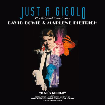 Just a Gigolo. The Original Soundtrack (Colonna sonora) (Limited 180 gr. Transparent Blue Coloured Vinyl Edition) - Vinile LP di David Bowie,Marlene Dietrich