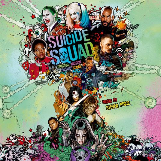 Suicide Squad (Pink and Blue Coloured Vinyl) (Colonna sonora) - Vinile LP di Steven Price
