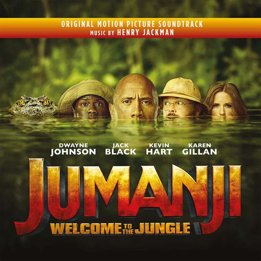 Jumanji. Welcome to the Jungle (Silver and Black Marbled Vinyl) (Colonna sonora) - Vinile LP di Henry Jackman
