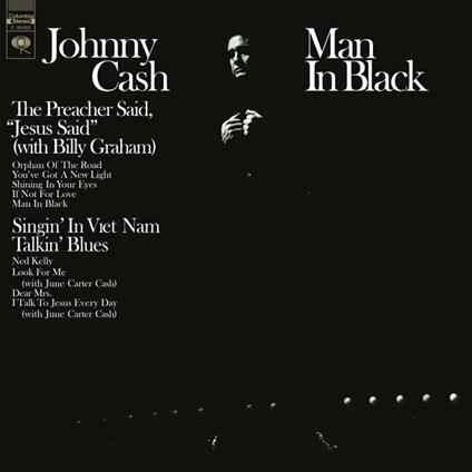 Man In Black - Vinile LP di Johnny Cash