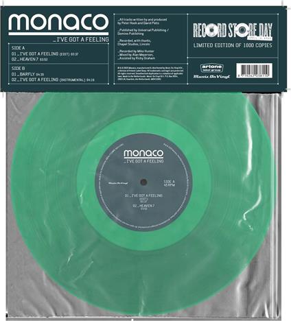 I'Ve Got A Feeling - Vinile LP di Monaco