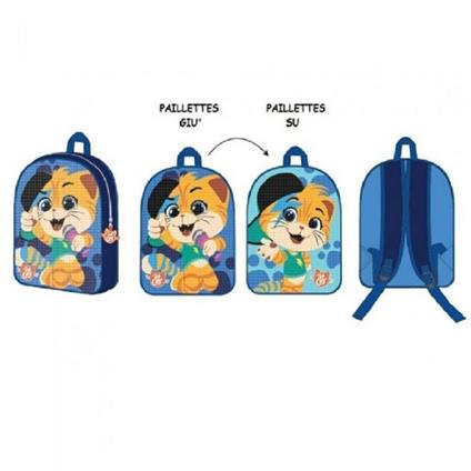 Zainetto Double Face 44 Gatti