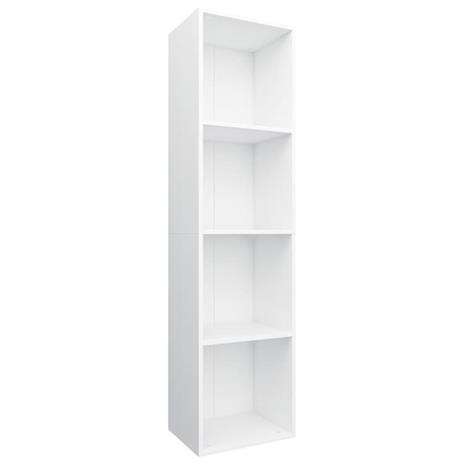 vidaXL Libreria / Mobile TV Bianco 36x30x143 cm in Truciolato - 2