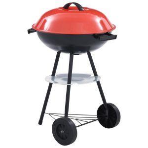 vidaXL Barbecue a Carbone Kettle Portatile XXL con Ruote 44 cm