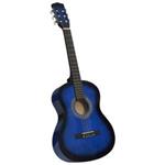 vidaXL Chitarra Classica per Principianti e Bambini Blu 3/4 36