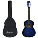 vidaXL Set Chitarra Classica per Principianti 8 pz Blu 1/2 34