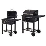 ProGarden Barbecue a Carbonella di Lusso Nero Opaco