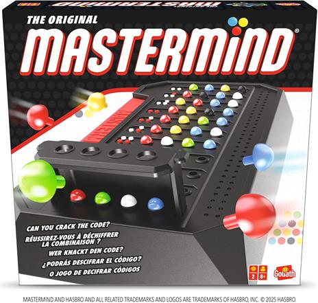 MasterMind Classic - dai 8 Anni - Indovina Il Codice Segreto - Gioco Da Tavolo Per Bambini e Adulti