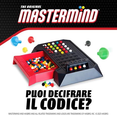 MasterMind Classic - dai 8 Anni - Indovina Il Codice Segreto - Gioco Da Tavolo Per Bambini e Adulti - 5