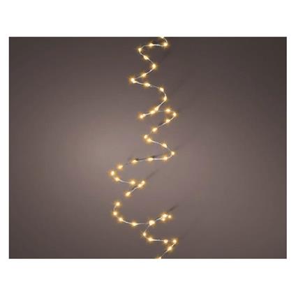 Natale Micro Led Extra Dense Lights Steady Bo Indoor Silver/Classic Warm