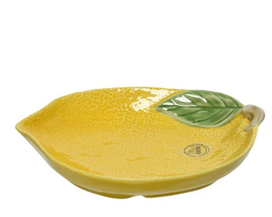 Terrina In Ceramica A Forma Di Limone 22 Cm Giallo Accessori Decoro Casa