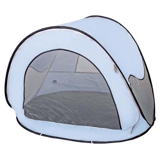DERYAN Tenda da Spiaggia Pop-up con Zanzariera 120x90x80 cm Blu Cielo - 2