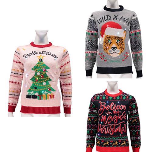 Maglione Natalizio Con Led Da Donna Taglia M - Modello A Scelta -  Peragashop - Casa e Cucina | IBS
