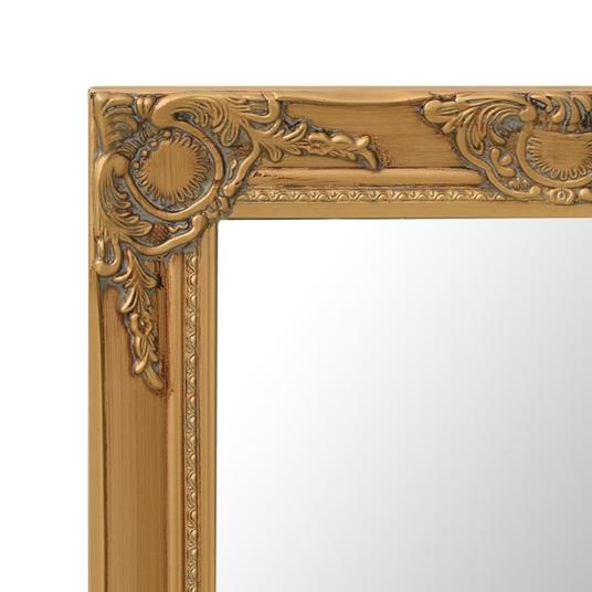 vidaXL Specchio da Parete Stile Barocco 50x60 cm Oro - vidaXL - Idee regalo