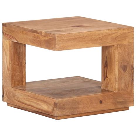 vidaXL Tavolo da Salotto 45x45x40 cm in Legno Massello di Acacia - 4