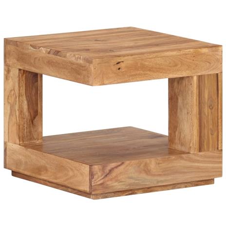 vidaXL Tavolo da Salotto 45x45x40 cm in Legno Massello di Acacia - 10