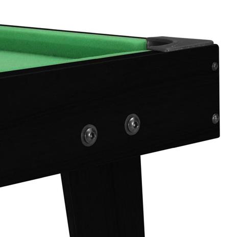 vidaXL Mini Tavolo da Biliardo 3 Piedi 92x52x19 cm Nero e Verde - 3
