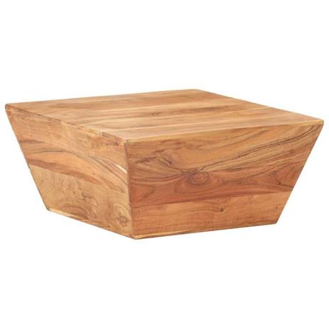 vidaXL Tavolino da Caffè a Forma di V 66x66x30 cm in Legno di Acacia - 7